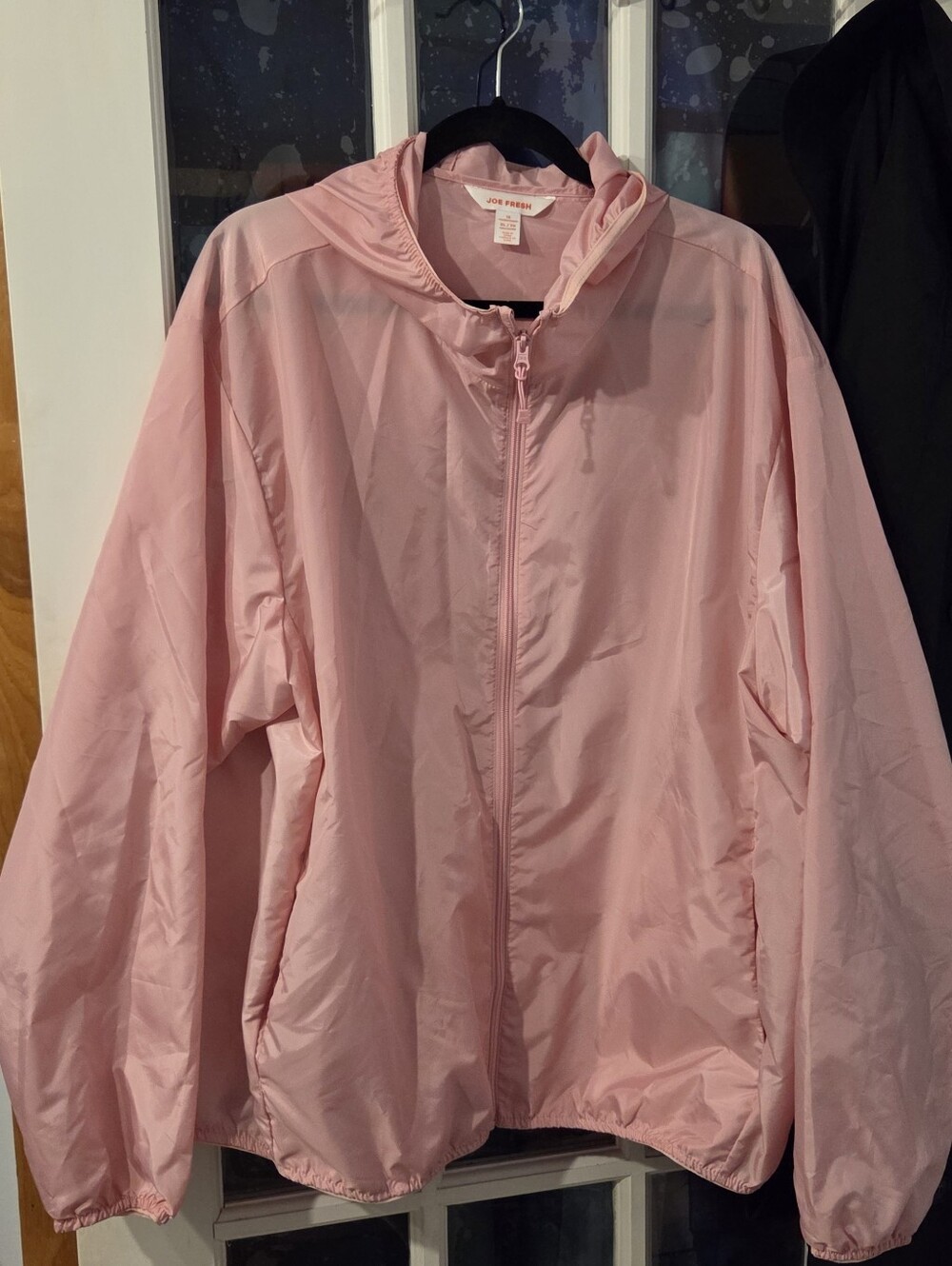 Joe Fresh Light Pink Hooded Windbreaker Jacket
